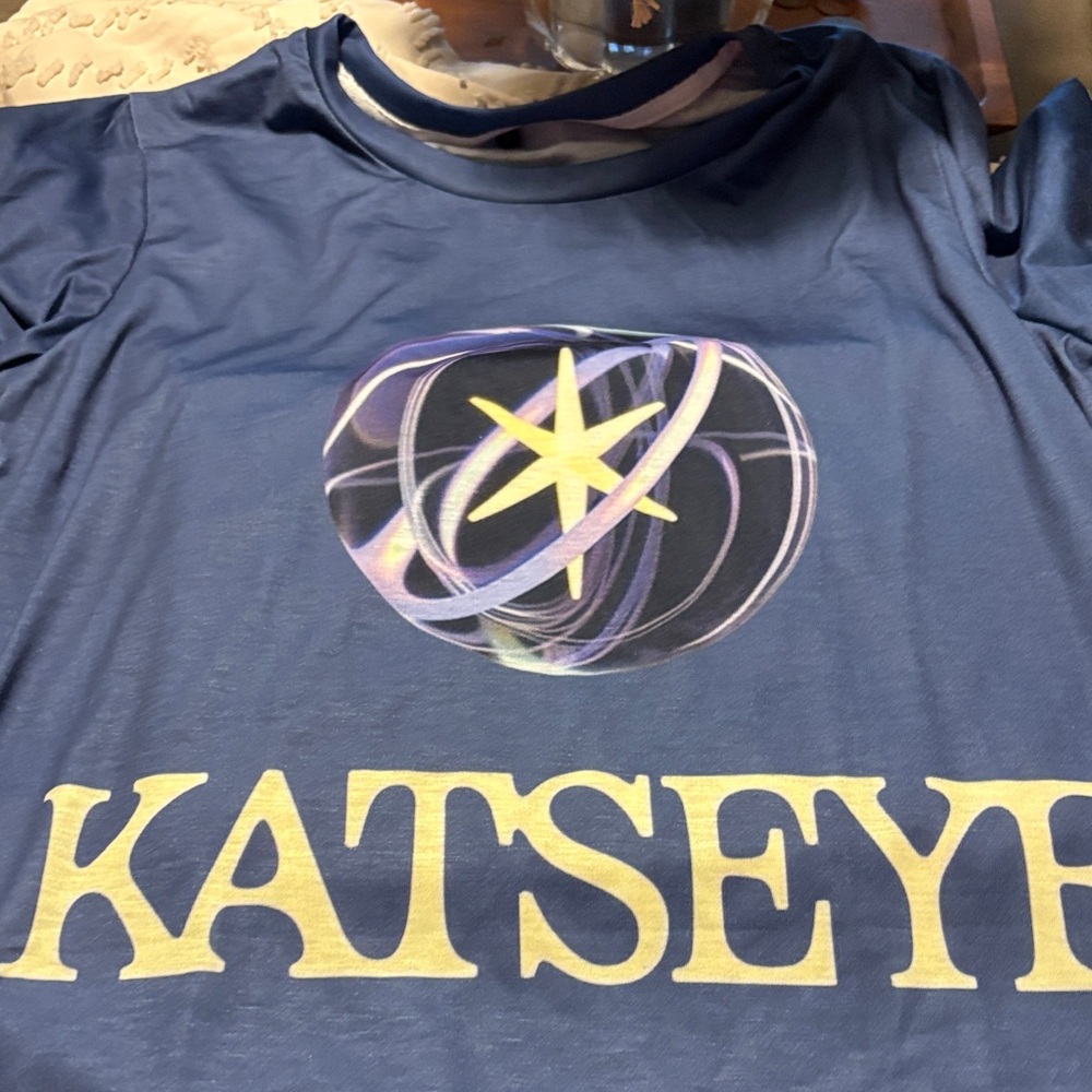 SHEIN Navy Blue Kids Tee with Star Graphic